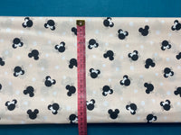 Cotton 100% Kids - Mickey with bow on peach  miki