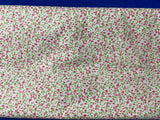 Cotton 100% Patterned - pink-green small meadow