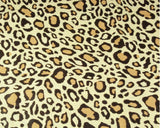 Cotton 100% Patterned - panther beige Brown