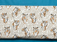 Cotton 100% Premium Digital Print - Tigers