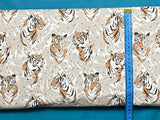 Cotton 100% Premium Digital Print - Tigers