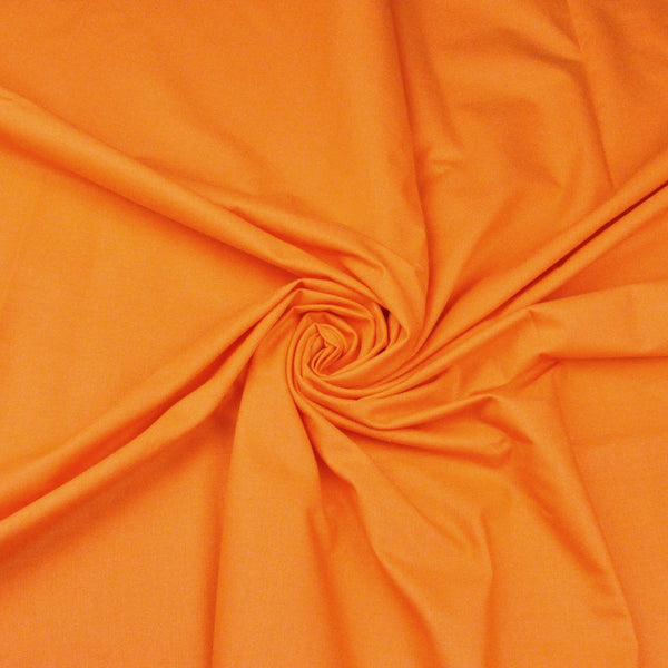 Cotton 100% Plain - orange